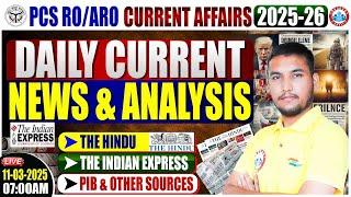 Current Affairs for UPPCS & RO/ARO | Current Affairs for State PSC | Daily News Analysis UPSC, PCS