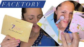 Facetory 7Lux Subscription / January, 2023 + Sheetmask Demo/ skincare tool