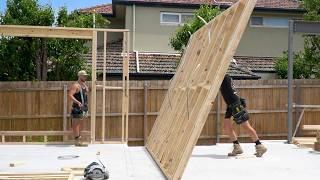 Building a House Ep 3 - How we Frame Walls in Australia