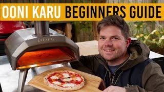 OONI KARU - BEGINNERS GUIDE | Cooking your first pizza in ooni