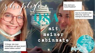 shiplife Q&A mit meiner cabinmate - Arbeiten an Bord von AIDA satss#25 I Sarah Alegria