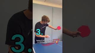 How to do the SIDESPIN Fake serve  with @PingPod #tabletennis