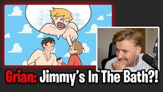 Solidarity REACTS To "Jimmy's in the bath - Hermitcraft animation"