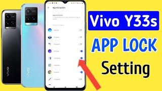 How to lock apps in vivo y33s/vivo y33s me app lock kaise kare/app lock setting