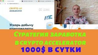 Стратегия заработка в Crypto Accelerator и Web Token Profit