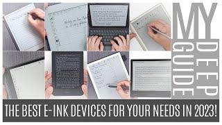 The Best E-Ink Devices in 2023! Remarkable, Kindle, Boox, Supernote? Which one is right for you?