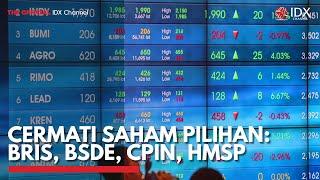 Cermati Saham Pilihan: BRIS, BSDE, CPIN, HMSP | IDX CHANNEL