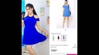 nilanjana Dhar #same dress #meesho #trending shorts #video 