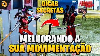 SURPREENDENTE! COMO MELHORAR 100% SUA MOVIMENTAÇÃO | DICAS SIMPLES | FREE FIRE DICAS