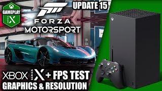 Forza Motorsport: Update 15 - Xbox Series X Gameplay + FPS Test