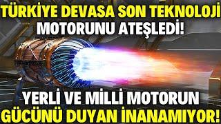 TÜRKİYE DEVASA SON TEKNOLOJİ MOTORUNU İLK KEZ ATEŞLEDİ ! YERLİ  RAMJET MOTORUN SESİNİ DUYAN...