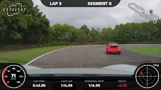 Ring Knutstorp behind Robert Serwanski Porsche Cayman 718 GT4 CS -20