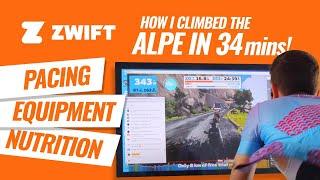 Tips for everyone to CLIMB Alpe Du Zwift FASTER // Detailed Insight