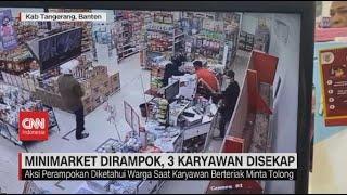 Rampok Minimarket, 3 Karyawan Disekap