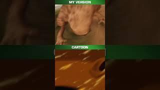 Real Life VS. Cartoon - Ben 10 Wildmutt Transformation #Shorts #Ben10