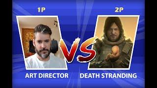 Art Director vs. Death Stranding (menus)