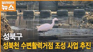 [성북] 성북천을 명품 하천으로…힐링 공간 조성 박차