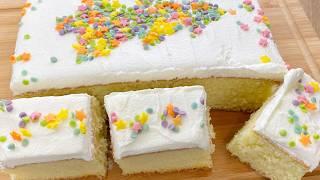 The Best Vanilla Cake Recipe  Quick and Delicious! Easy Butter Cake recipe - Christmas Baking