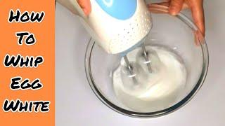 How to Whip Egg White Perfectly #shorts by FooD HuT