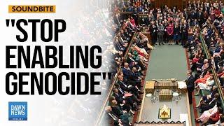 Stop Enabling Genocide And End All Arms Sales To Israel, British MP Asks UK Govt | Dawn News English