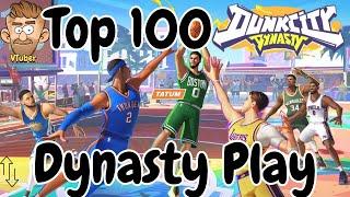 Ranked Top 100 Dynasty Play In Dunk City Dynasty!  Vertical.