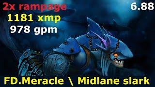 FD.Meracle.Mid Slark VS Alchemist. 25 min gg)