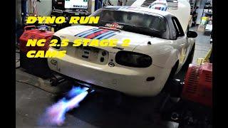 MAZDA MIATA NC 2.5 DYNO 203WHP stage 2 cams , ME ECU MX5