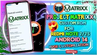 Android 14 On Redmi Note 7/7s  Levender  Review and Customization ️