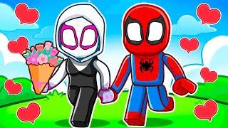 Spiderman Goes on 100 Dates with GWEN STACY in Roblox!