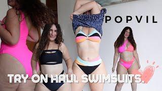 Amazing swimsuits that fit perfectly on my body - Popvil try on haul #popvil @popvil