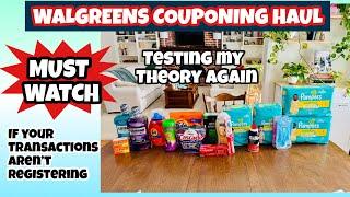 WALGREENS COUPONING HAUL/ testing my theory again. Learn Walgreens Couponing