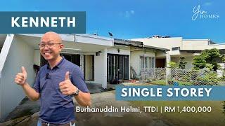 HOME REVEAL #79 | BURHANUDDIN HELMI | SINGLE STOREY | RM 1,400,000 #ttdi