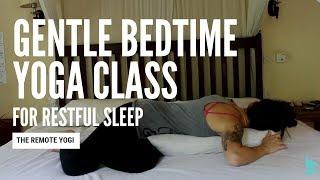 Bedtime Yoga for Restful Sleep - the Remote Yogi