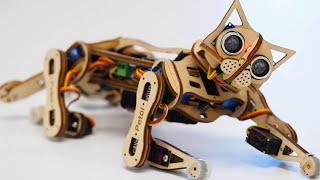 Build Your Own Robotic Cat! | Introducing the Petoi Nybble | PetoiCamp