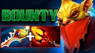 Insane Burst 67Kills One Shot Builds Bounty Hunter Divine Rapier + Dagon Dota 2