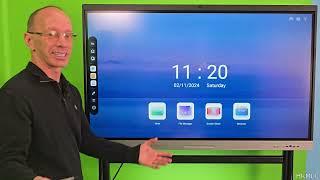 HKMLC Smart Board  55 Inch Interactive Whiteboard Built-in 4800MP Camera - Part 2