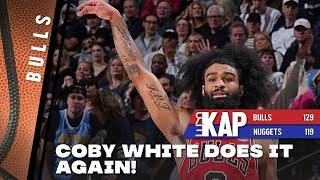 REKAP:  Chicago Bulls 129-119 win over Denver Nuggets. Coby White does it again! Bulls likable?!