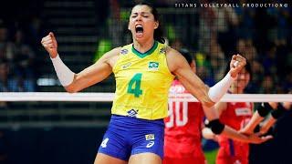 TOP 10 Monster Volleyball Blocks 1 vs 1 by Ana Carolina Da Silva | World Cup 2022