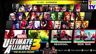 Marvel Ultimate Alliance 3  - Chapter 3-1 Spider-Man, Dead Pool, Hulk, Ironman