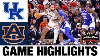 #22 Kentucky vs #13 Auburn Highlights | NCAA Men's Basketball | 2024 College Basketball