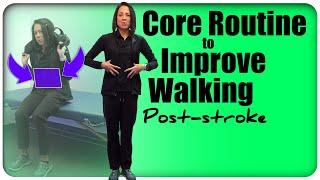 Best Core Routine to Improve Walking Post-stroke