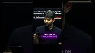 Digraj Sir On Love Marriage || Digraj Singh Rajput ||#shorts #nexttoppers #cbse #class10