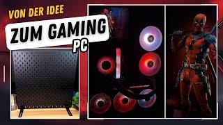 RGB OVERLOAD! WIR BAUEN EINEN GAMING PC AN DIE IKEA SKADIS WAND