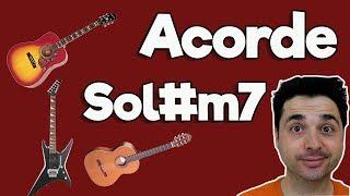Acorde Sol sostenido menor séptima  Sol#m7  G#m7 en guitarra