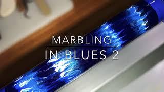 Marbling in Blues 2