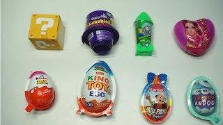 8 Combo Of Barbie,Kinder Joy,King Toy Egg,Rocket Candy, Dairy Milk Lickables ,Fundoo Andoo and Other