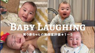 【笑う赤ちゃん笑顔度】生後半年の赤ちゃんの笑顔！ Baby Laughing  / 6 months old / 癒しの時間 / 幸せの笑顔 / 元気になれる！