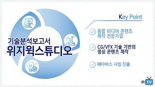 [기술분석] 위지윅스튜디오  -  종합 미디어 콘텐츠 제작 전문기업