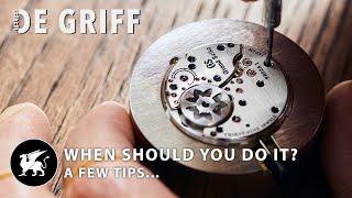When SHOULD you service your watch?! It depends... - Atelier DE GRIFF
