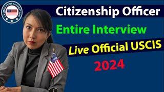 US Citizenship Interview | OFFICIAL USCIS N400 Naturalization Test